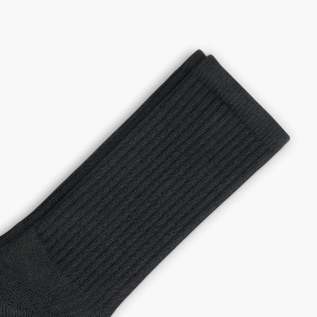 Men's Cotton Crew Sock | Charcoal - Image 2