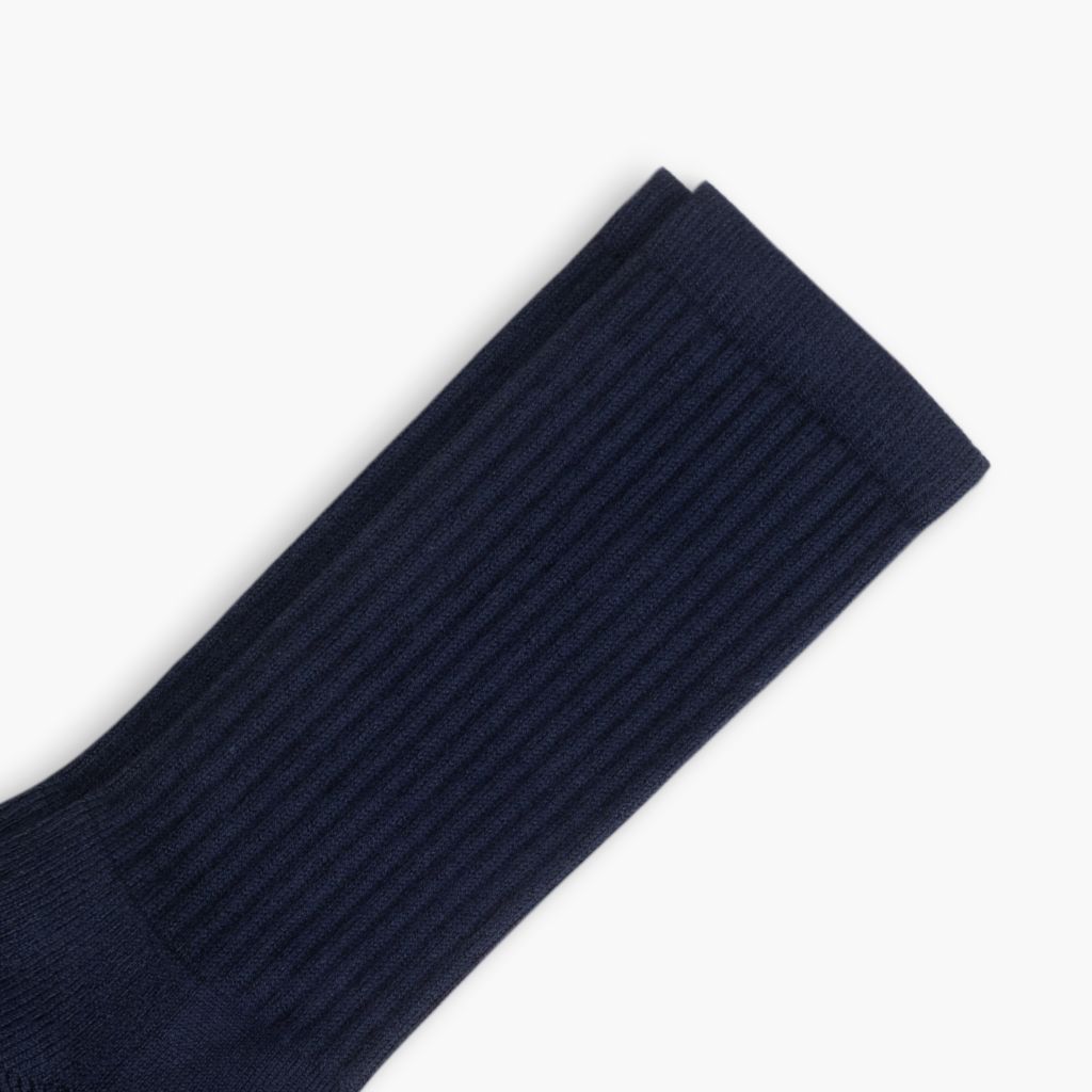 Men's Cotton Crew Sock | Navy - Image 2
