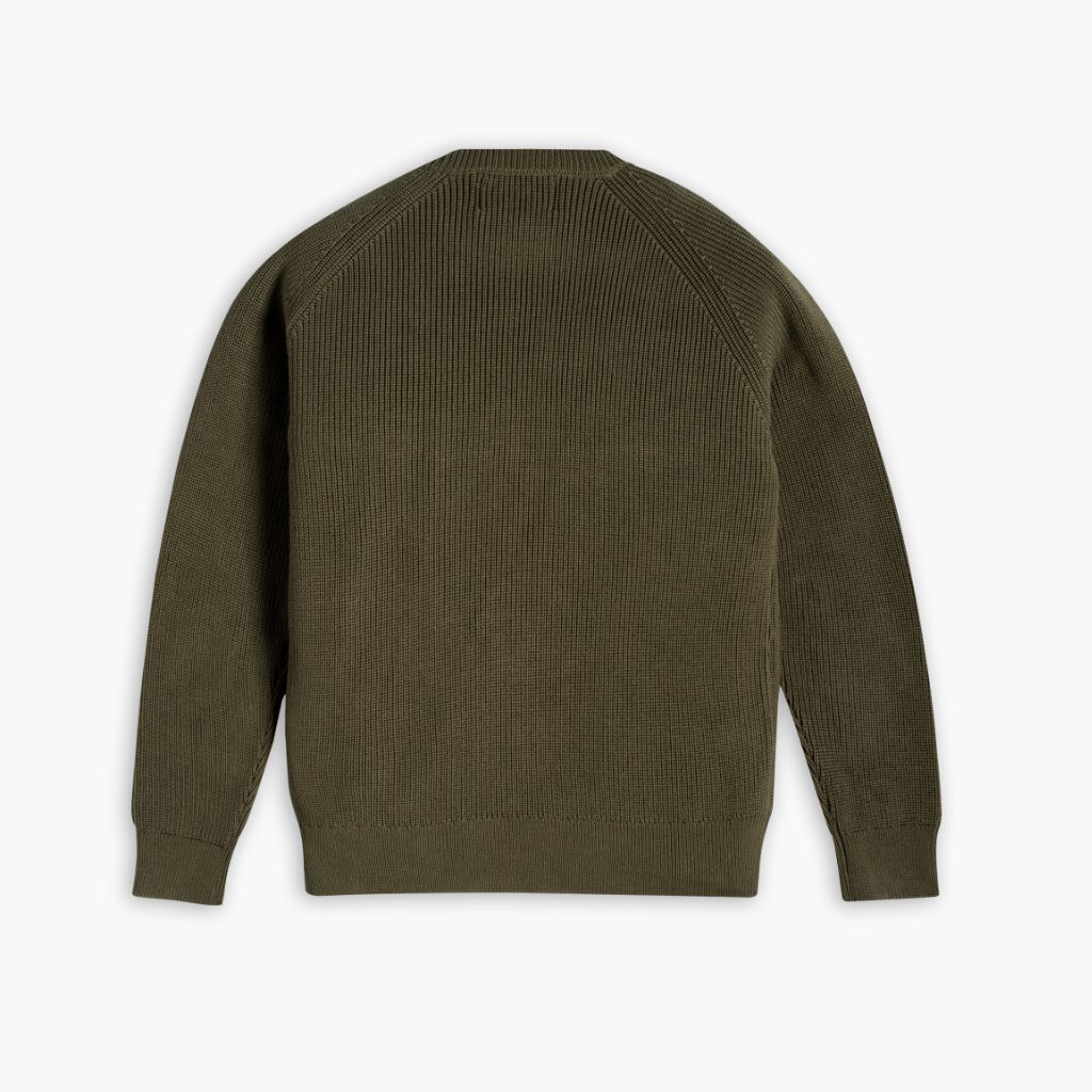 Ribbed Crewneck | Olive - Image 2