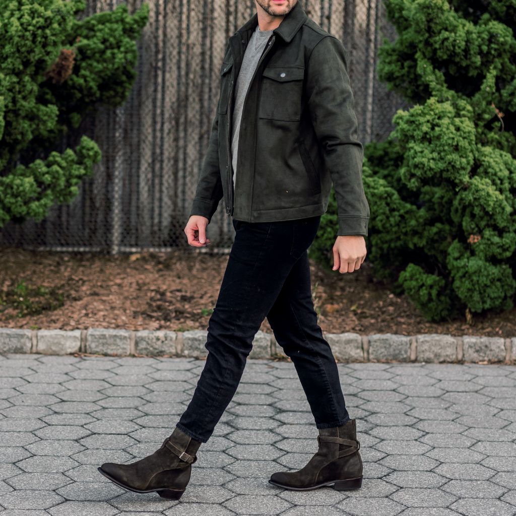 Rogue | Dark Olive Suede - Image 8