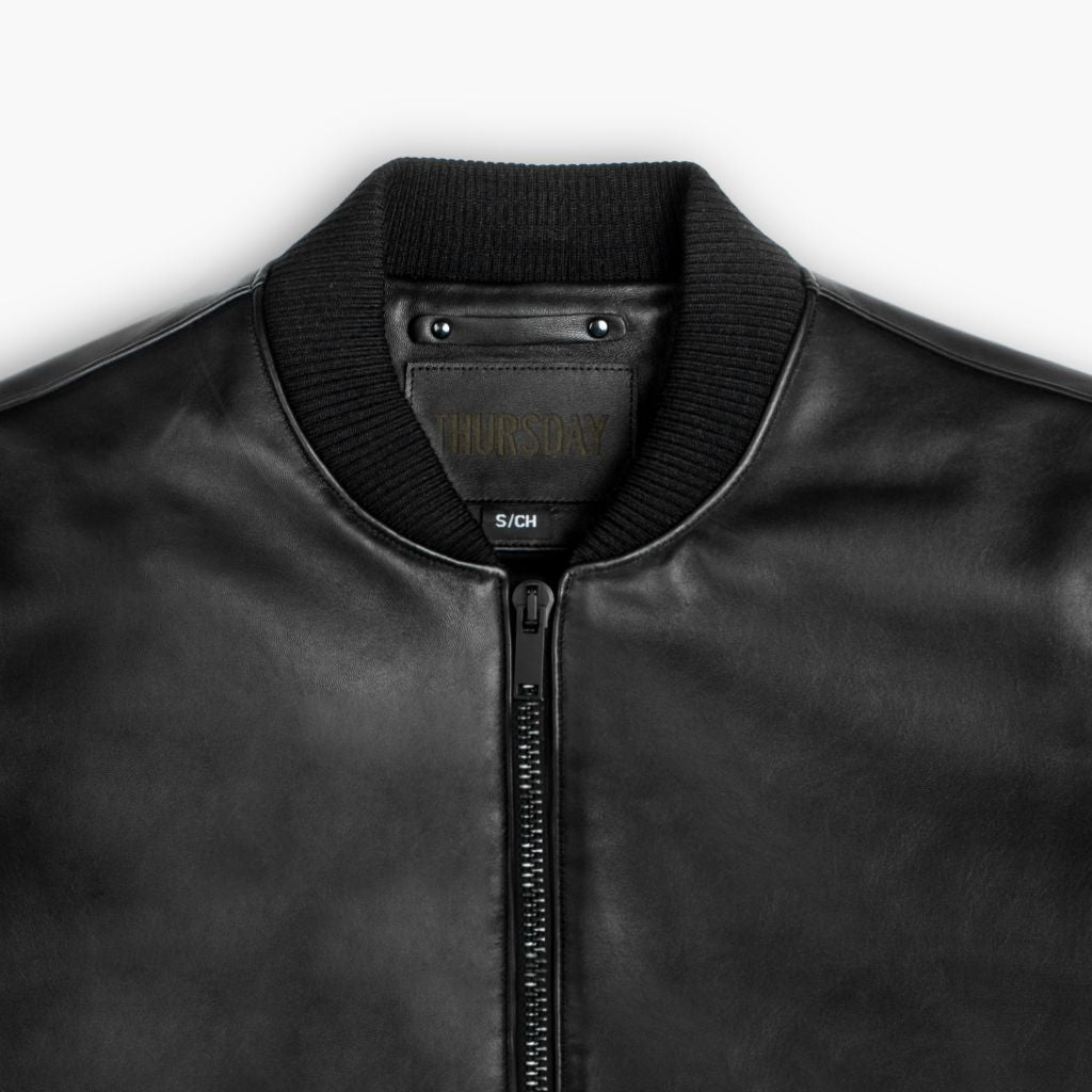 Bomber Jacket | Black - Image 7
