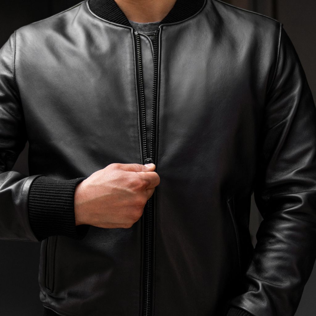 Bomber Jacket | Black - Image 2