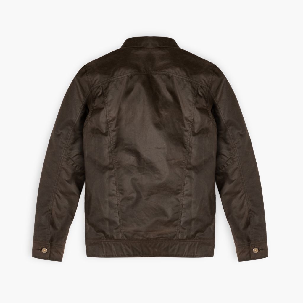 Waxed Canvas Field Jacket | Dark Olive - Image 6
