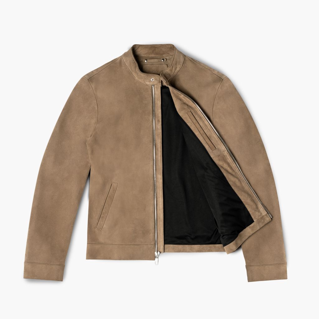 Racer Jacket | Taupe - Image 5