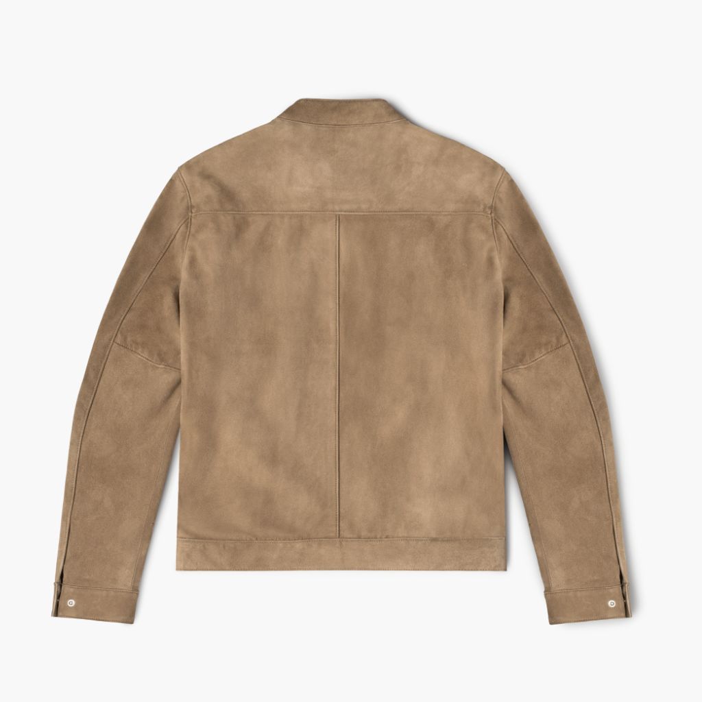 Racer Jacket | Taupe - Image 6