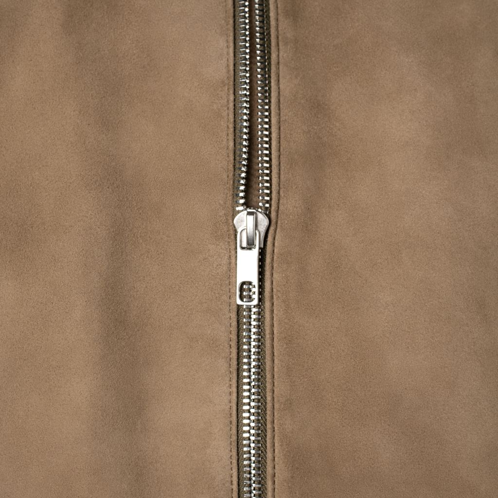 Racer Jacket | Taupe - Image 9