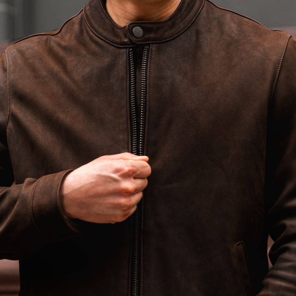 Racer Jacket | Tobacco (Brass Hardware) - Image 2