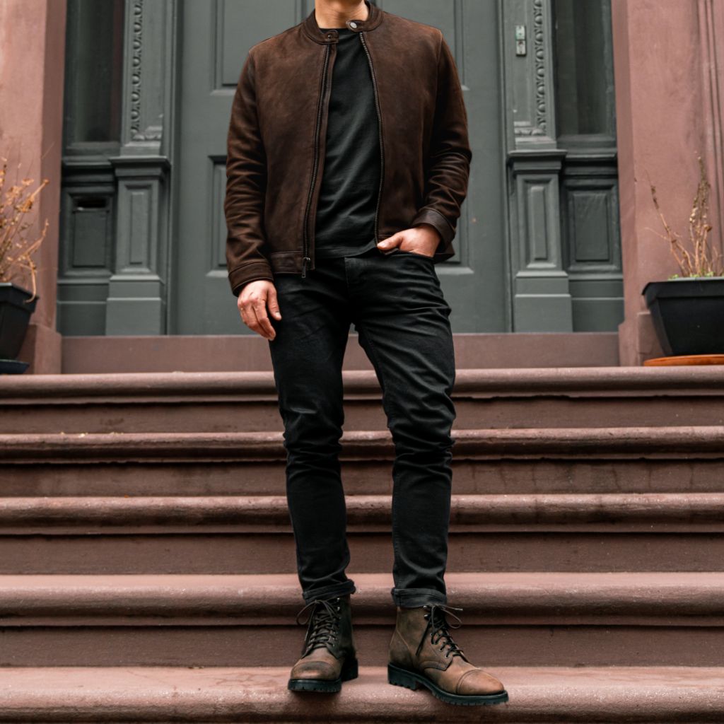 Racer Jacket | Tobacco (Brass Hardware) - Image 3