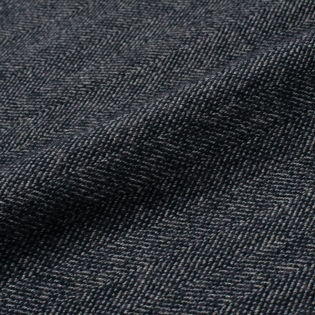 Summit Flannel Shirt | Blue Herringbone - Image 5