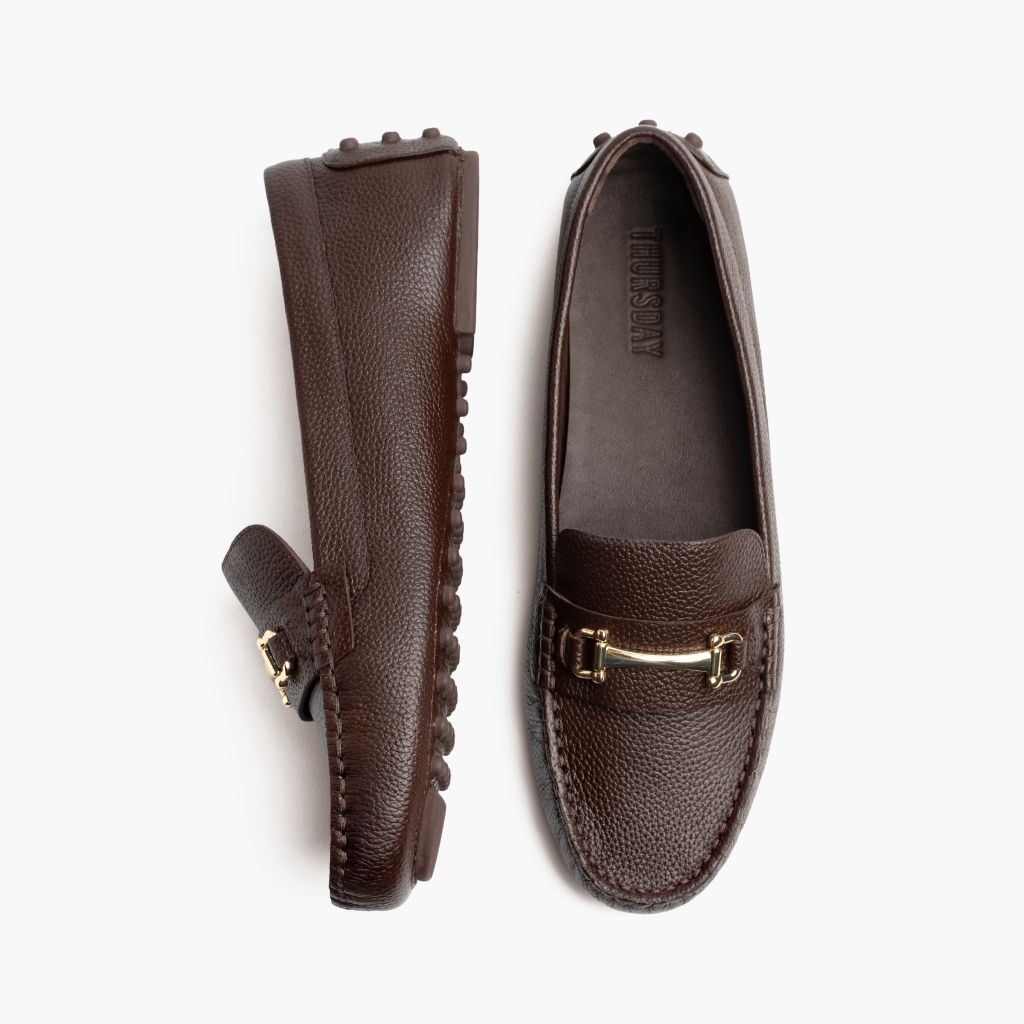 Driving Loafer | Brown & Gold - Image 3