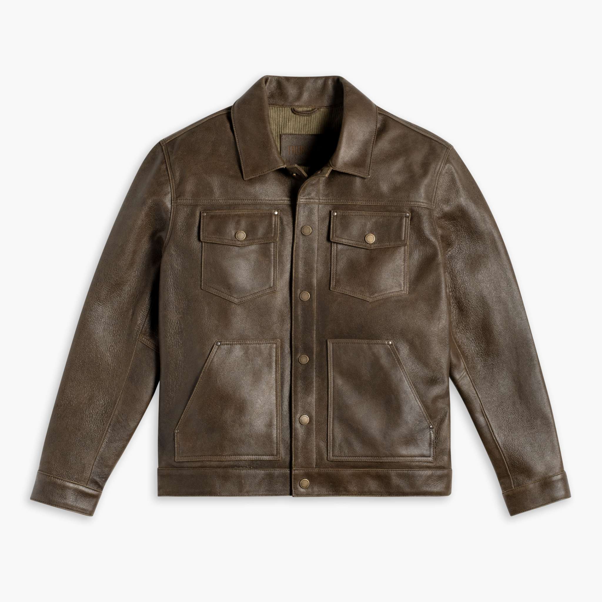Roughout Cruiser Jacket | Dark Olive - Image 4