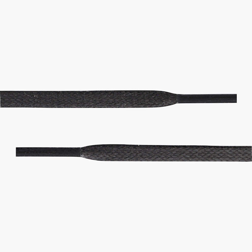 Flat Waxed Cotton Laces | Brown - Image 2